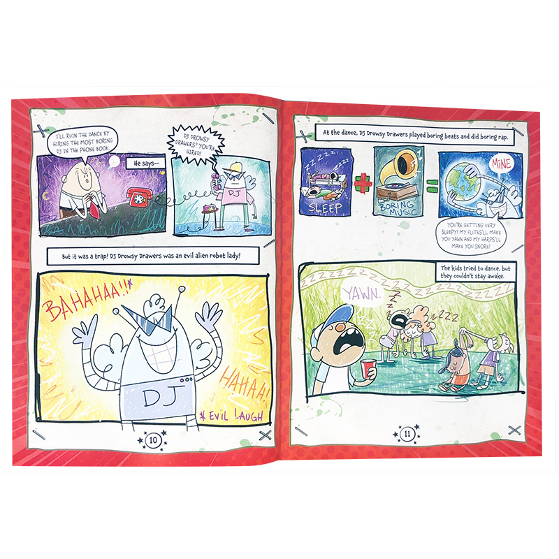 [正版]英文原版进口 Captain Underpants George and Harold’s Epic Comi