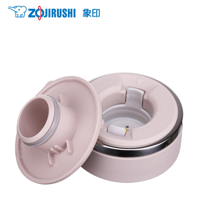 ZOJIRUSHI/象印 SM-JTE46-PX日本不锈钢真空保温保冷杯 带滤网泡茶进口水杯 男女款时尚礼品杯子香槟金色