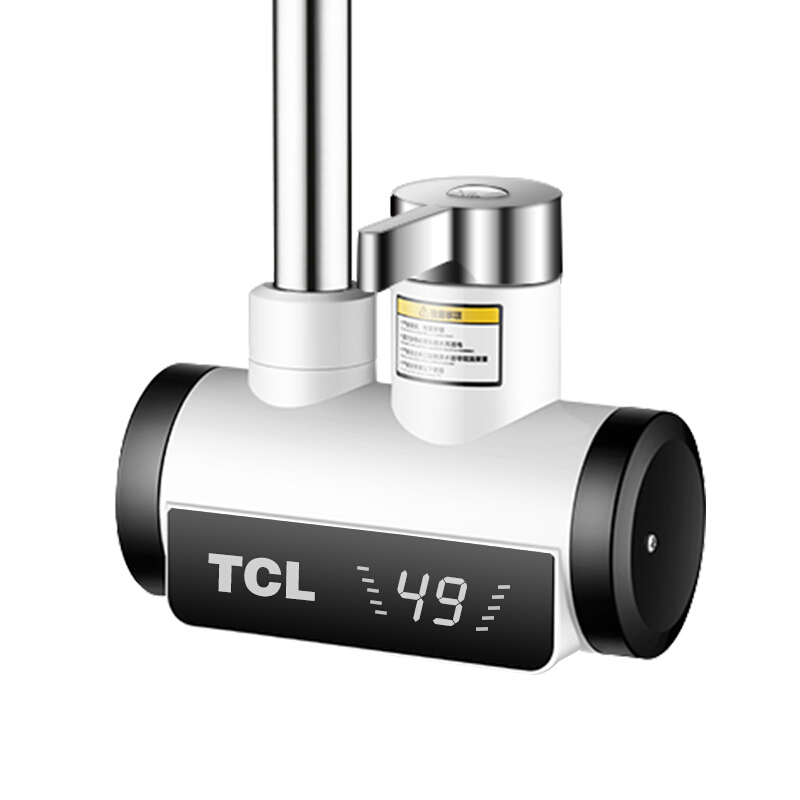 TCL即热式电热水龙头加热器速热水龙头厨房过水热小厨宝大屏温度显示TDR-31IC03侧进水