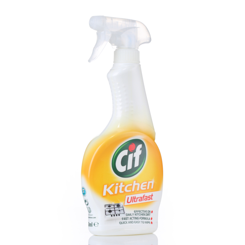 英国进口Cif晶杰厨房迅洁清洁剂450ml*2