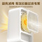 美的(Midea)[小身材] 取暖器家用/加热暖风机/小型电暖器/电暖气/电热风扇/暖手宝台地两用速热便携HFU15D