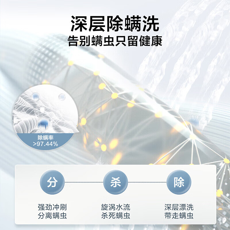 小天鹅(LittleSwan)波轮洗衣机全自动 12公斤大容量水魔方防缠绕银离子除菌深层除螨直驱变频TB120M08DT
