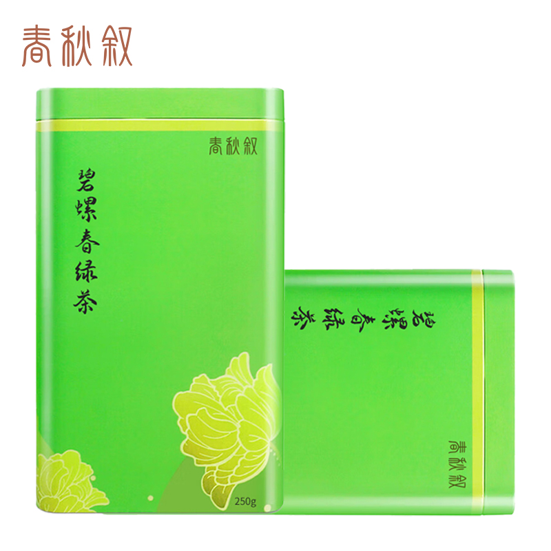 春秋叙 碧螺春绿茶 250g/罐高清大图