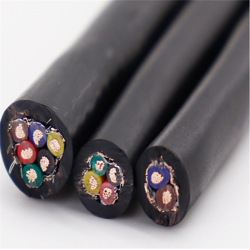 竹江电线电缆 RVVP6*1.0平方国标6芯控制线 100米