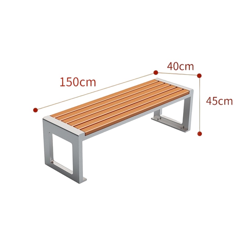豪派伦公园椅长条椅张高清大图