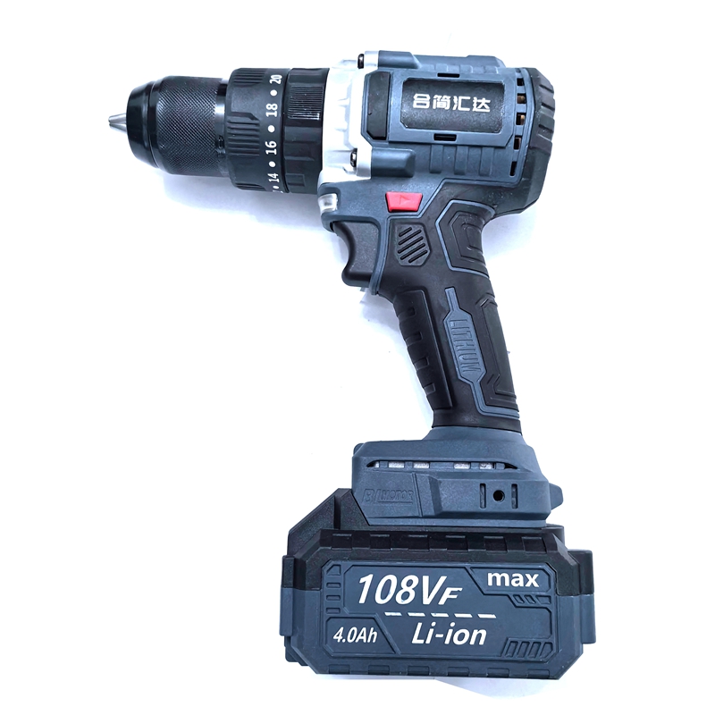 合简汇达 锂电无刷冲击电钻 HD1380 重型13mm 4.0Ah 两电一充 套