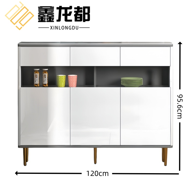 鑫龙都 岩板餐边柜 60*25*95.6cm 台高清大图