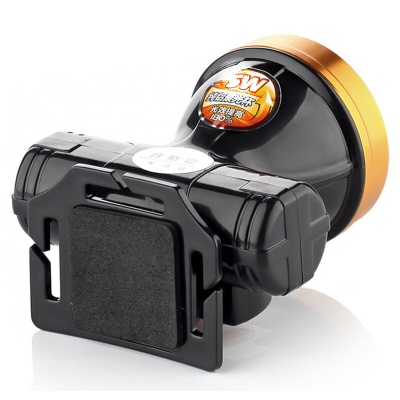 LED锂电强光远射户外头戴手电筒矿灯迷你款便携高清大图