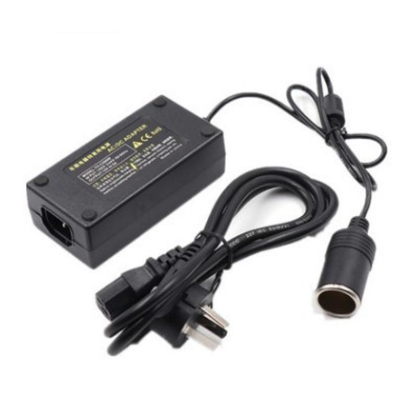 车大地 220V转12V电源转换器 车载吸尘器冰箱转家用电源转器转12V5点烟器