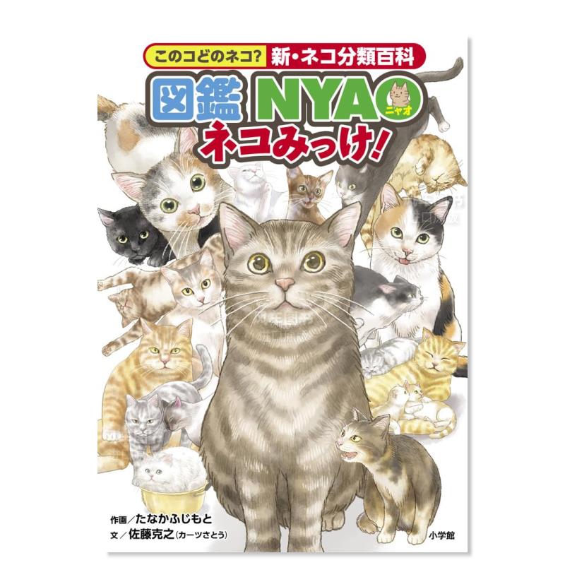 [正版]预 售NYAO图鉴 猫咪分类大百科図鑑NYAO ネコみっけ! このコどのネコ?新 ネコ分類百科 日文生活综合高清大图