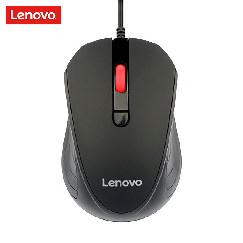 联想lenovok66黑色有线鼠标视频