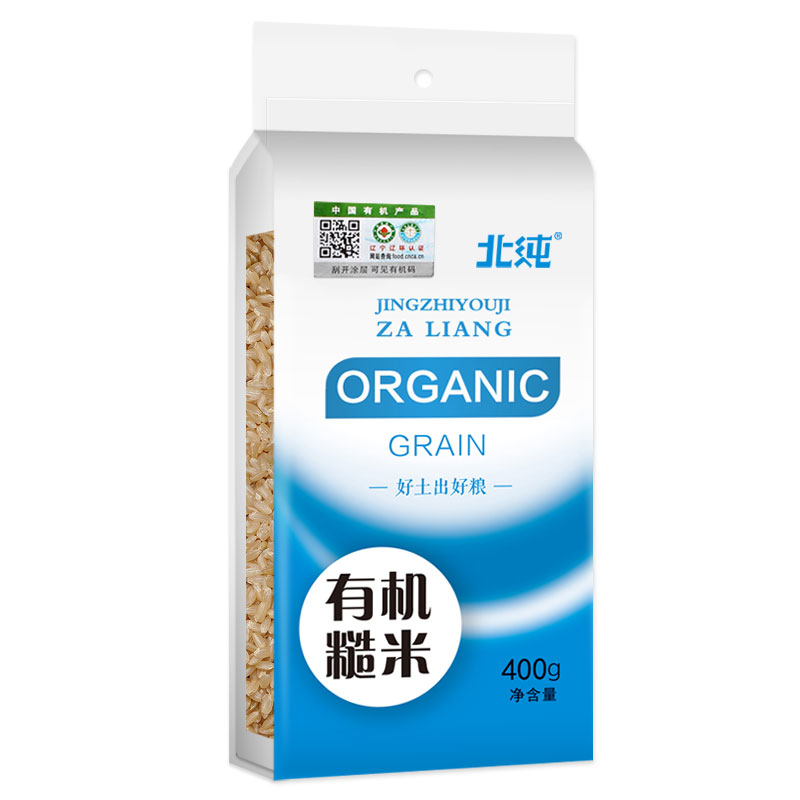 北纯 有机糙米 400g高清大图