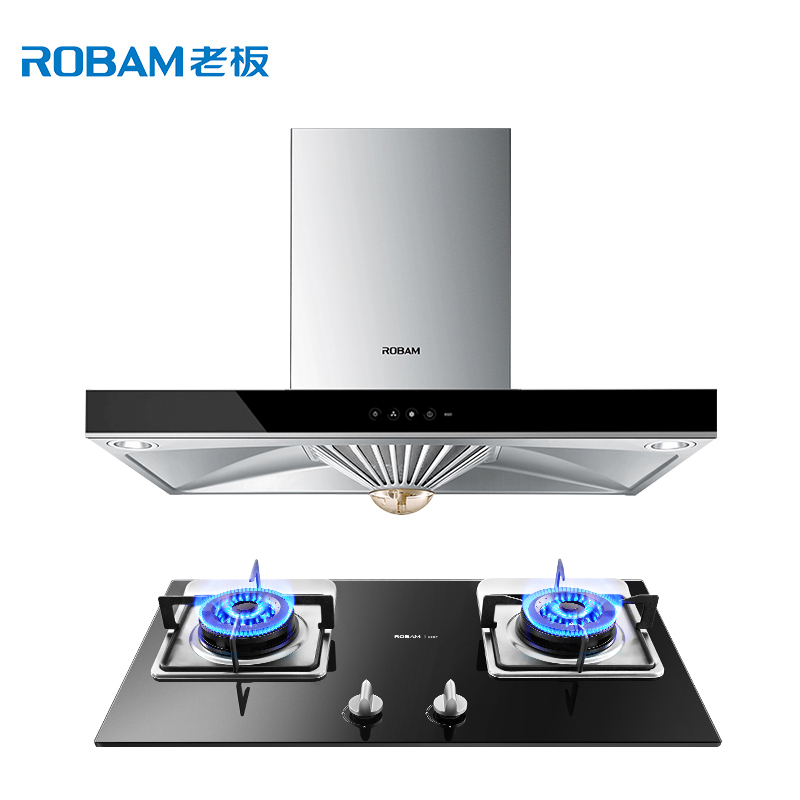 老板(ROBAM)欧式油烟机灶具套餐烟灶套餐65X6+33B7(液化气)燃气灶煤气灶抽油烟机嵌入式吸油烟机套餐厨房电器