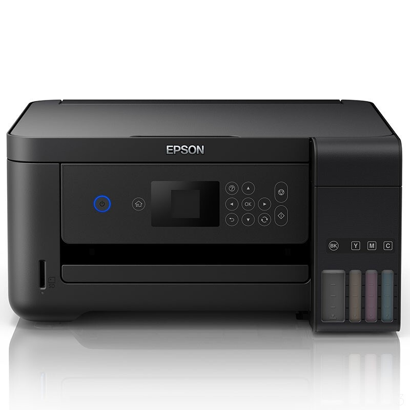 爱普生EPSON 墨仓式喷墨打印机L3151 L3153 L4168 办公家用打印复印扫描一体机 L4168 打印机