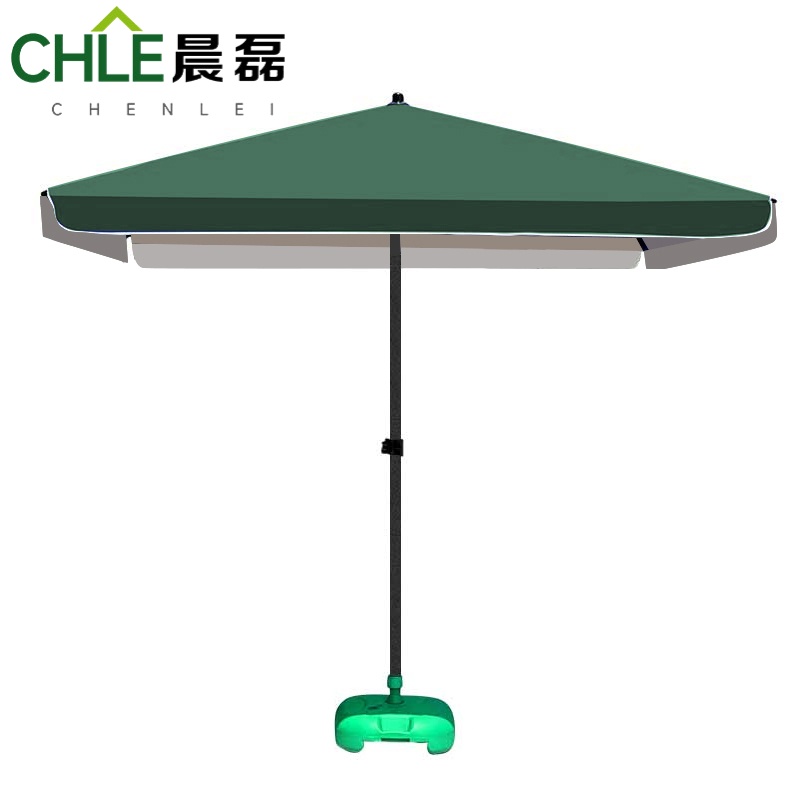 晨磊户外大伞墨绿+底座/个