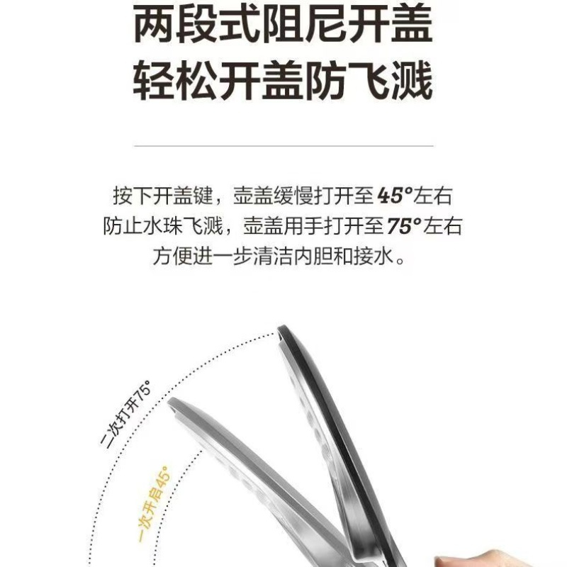 美的(Midea)PJ17A01电水壶 烧水壶电热水壶1.7L容量高清大图