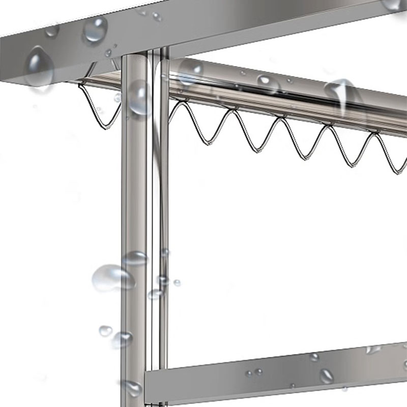 宜掌柜不锈钢晾衣架高清大图