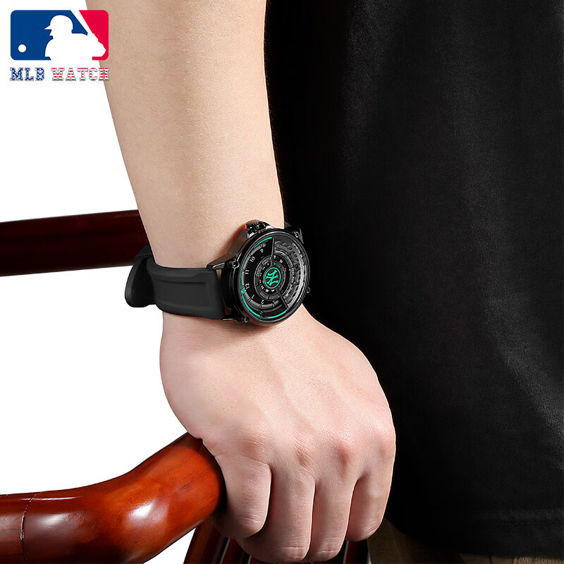 美职棒(MLB) 手表MLB-NY601-1-1黑绿色