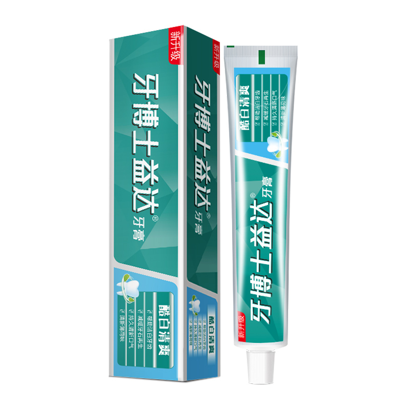 牙博士益达酷白清爽牙膏120g