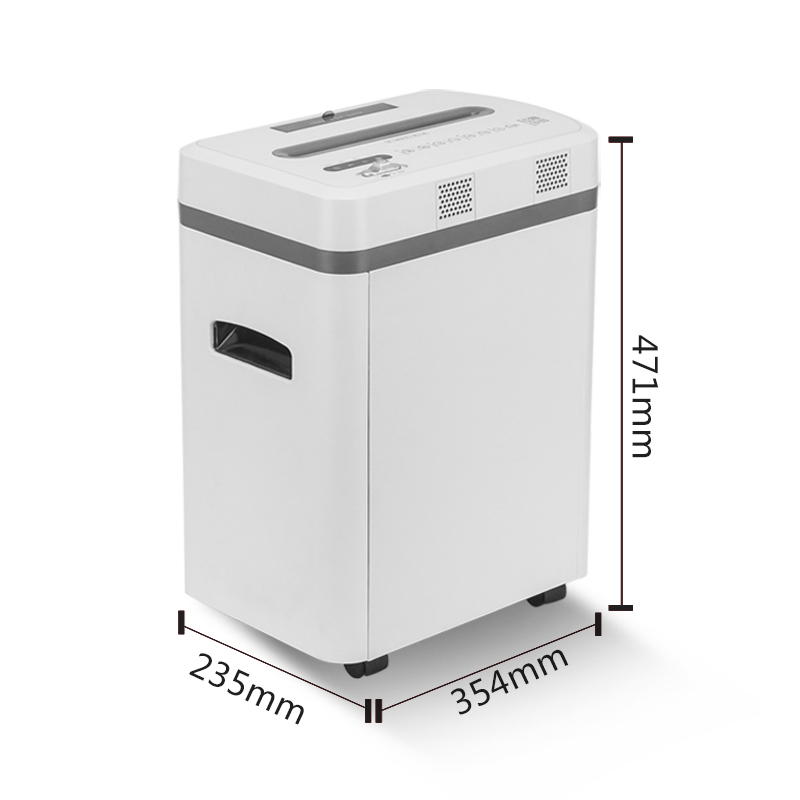 震旦5级保密文件废纸粉碎机办公商用碎纸机(单次7张 持续10分钟 16L 可碎卡、光盘) AS077CD高清大图