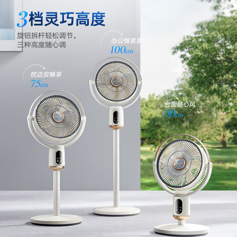 摩飞电器家用直流变频遥控电风扇MR3702(有线款)高清大图
