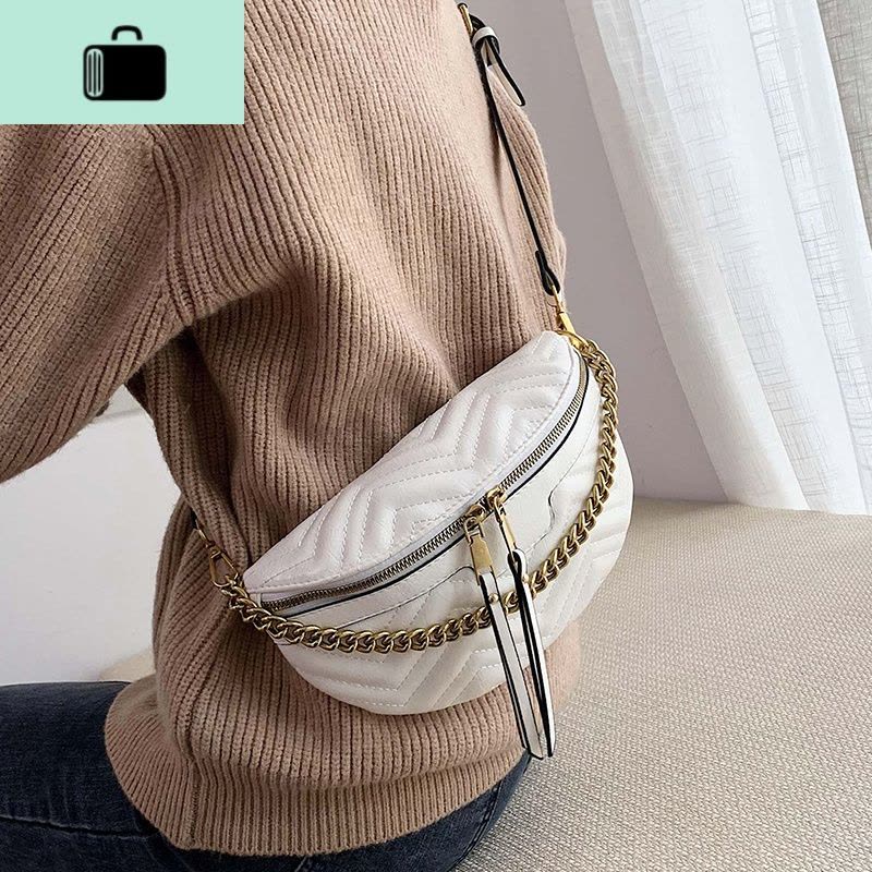 包包网红质感胸包腰包女2020秋冬新款韩版百搭ins时尚单肩斜挎包NEW LAKE女斜挎包图片