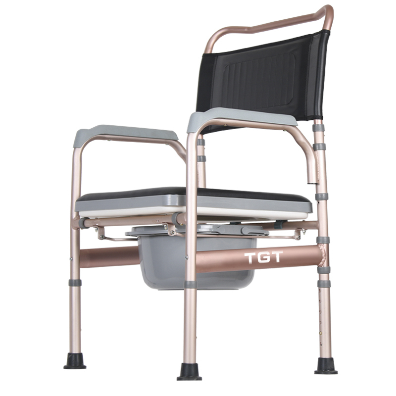 老人坐便椅ciaa可折叠坐便器家用移动马桶凳老年孕妇坐厕大便椅残疾人