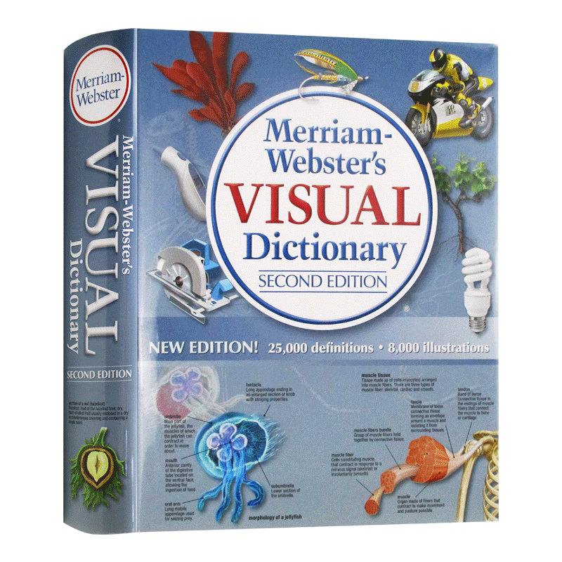 麦林韦氏国际词典 [正版]韦氏图解英语词典 英文原版 Merriam Webster’s Visual Dictiona高清大图