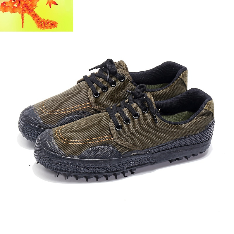 解放鞋春秋作训鞋男女军训鞋干活劳动鞋迷彩胶鞋农田劳保鞋军鞋简畅