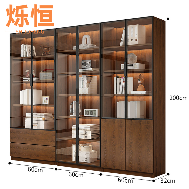 烁恒书柜高清大图