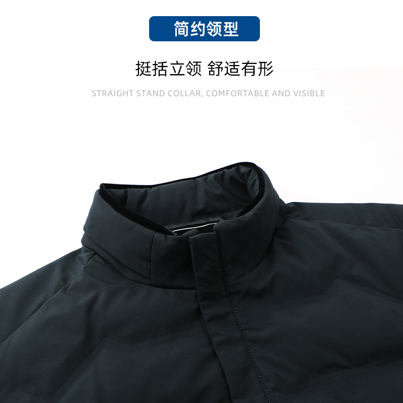 啄木鸟轻薄羽绒服男短款2023新款爸爸冬装加厚保暖中老年外套冬季高清大图