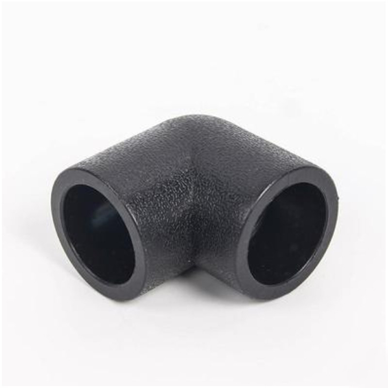 中财管道 PE热熔90 °弯头 承插式PE给水管件 dn75