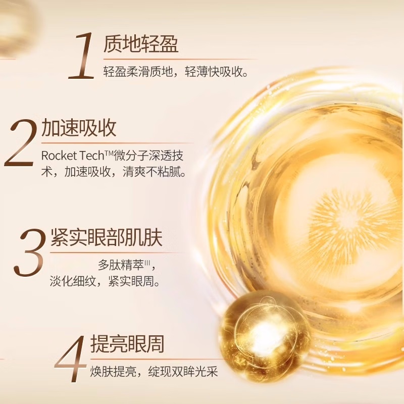 (HERBORIST)佰草集眼霜 典萃多肽凝时眼霜15g 改善眼袋,提拉紧致 新老款随机发高清大图