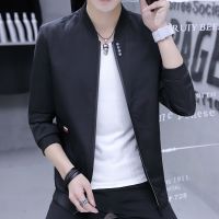忆香妃(YI XIANG FEI)夹克男2019春外套修身夹克潮棒球服休闲立领衣薄款