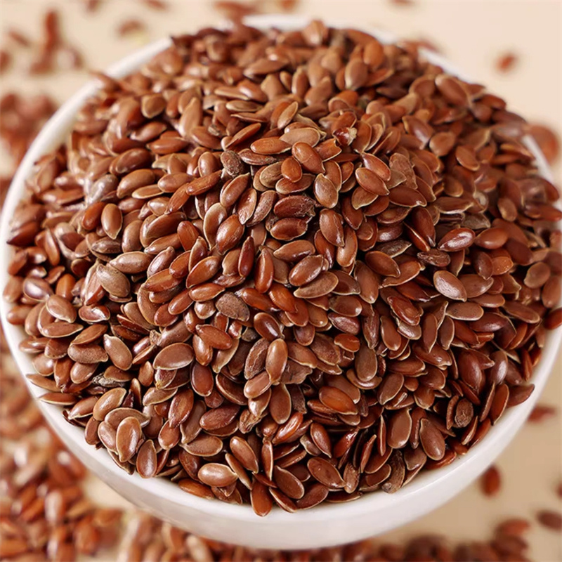 亚麻籽正品亚麻子仁生胡麻籽粉黄金炒熟亚麻籽泡水无硫非黄金亚麻9260高清大图