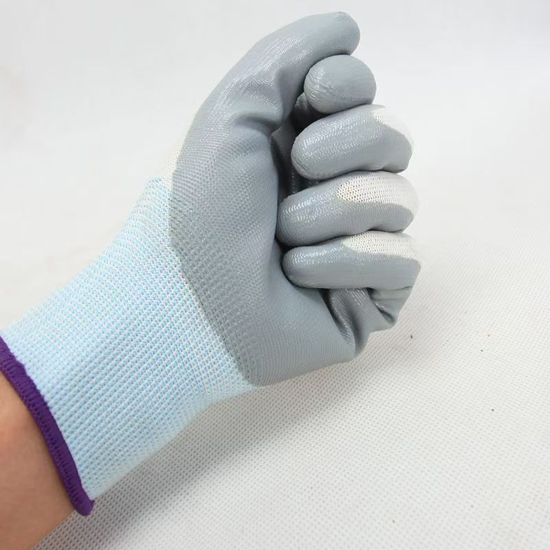 兰光铭 耐磨浸塑手套 LGM8610-1 双高清大图