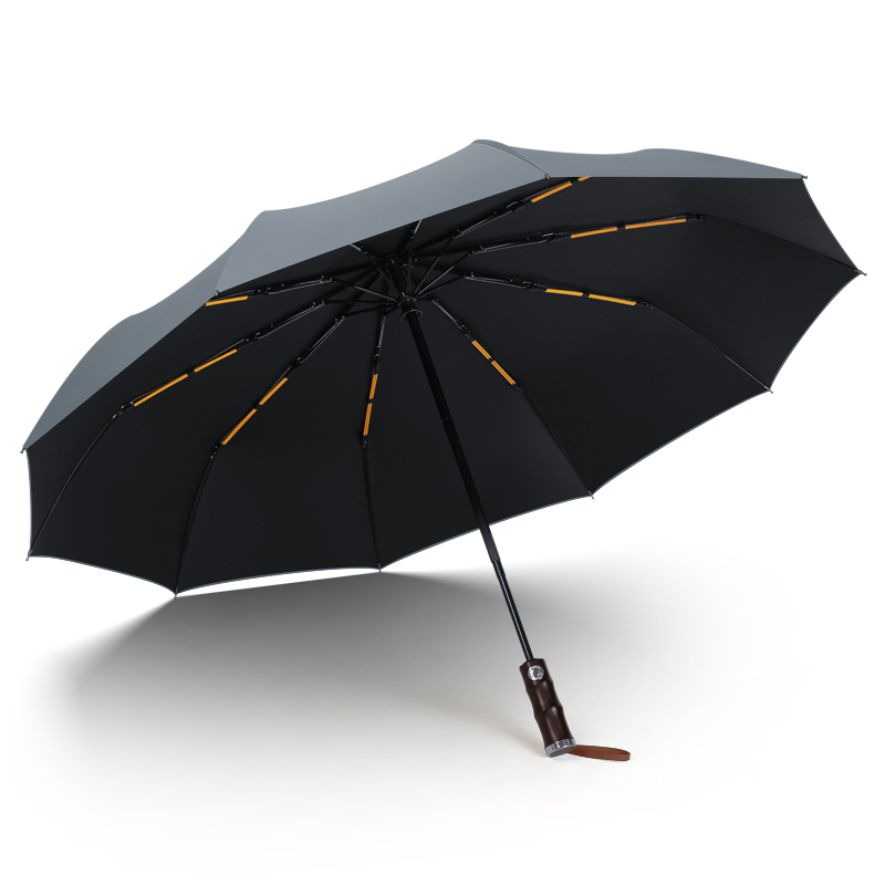 BR 全自动折叠雨伞大号男款加固加厚结实抗风晴雨两用女太阳伞遮阳伞 把高清大图