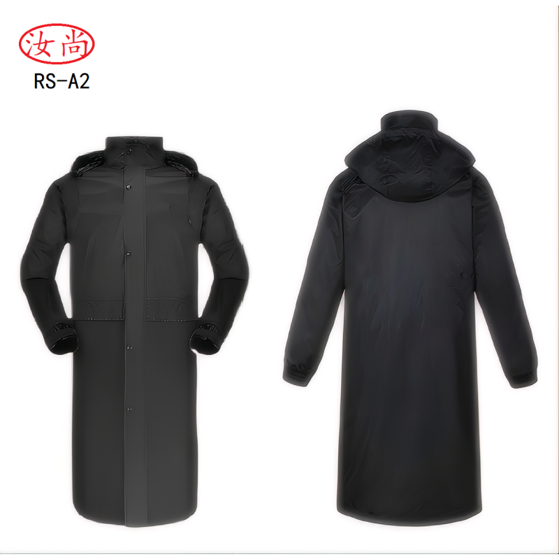汝尚RS-A2 通用均码 连体套装雨衣 (计价单位:件)黑色