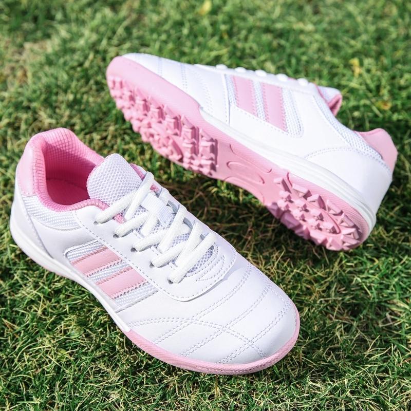 邦塞斯女童足球鞋女生小学生专用儿童夏季网面透气碎钉女孩初中生训练