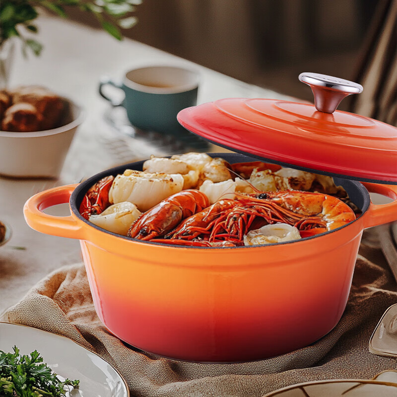 爱仕达铸铁珐琅汤锅TF22Q3TG-O(22cm)高清大图