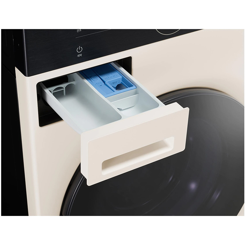 LG FN231QH 13+10kg原装进口 墨玉绿+玉石白 拼色 智能联动 mini双塔洗烘干一体机高清大图