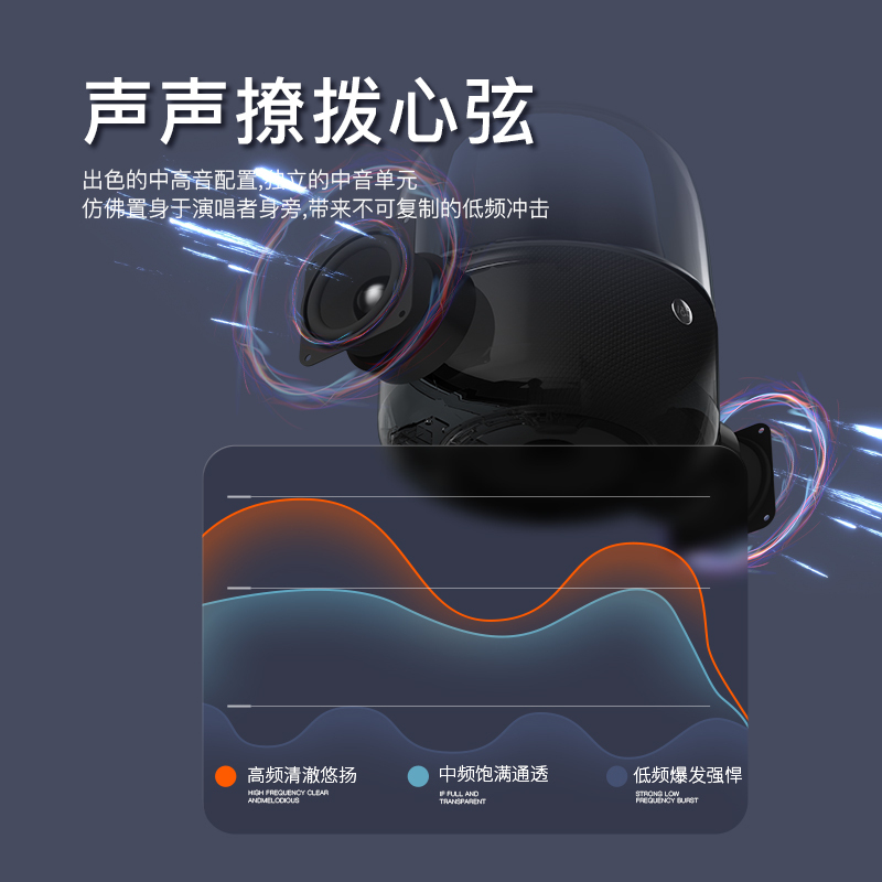 索爱(soaiy) SH77蓝牙音箱家用高音质氛围灯迷你音响大音量低音炮便携式小型手机无线车载AI智能炫彩环绕小钢炮新款高清大图