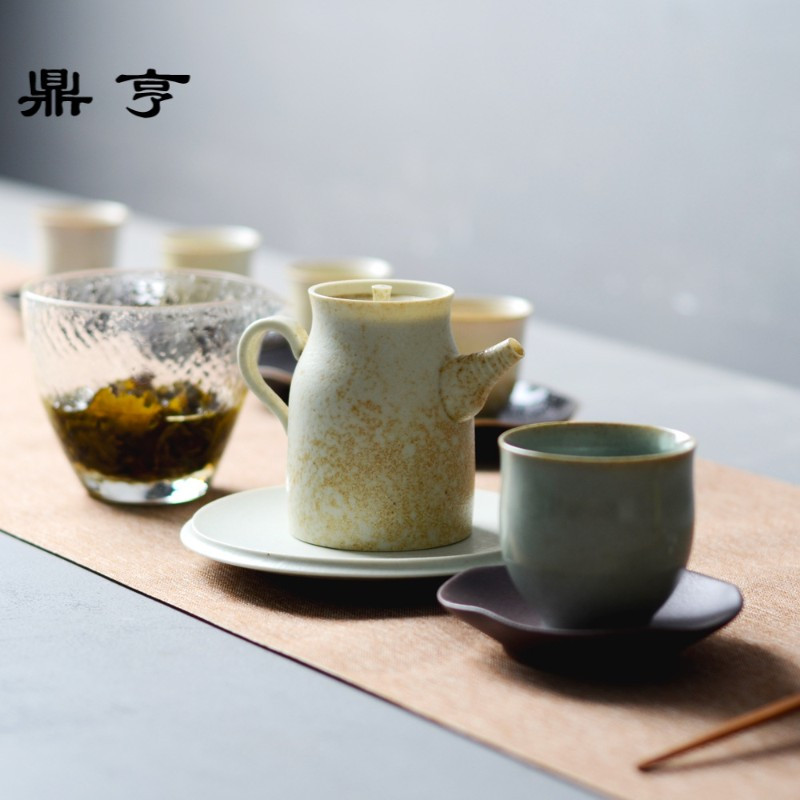 鼎亨 日式纯手作 手工茶壶复古陶瓷茶具茶器