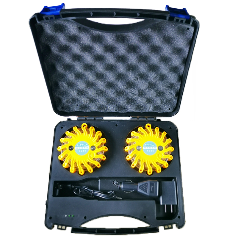 明特佳 MTJ-1330-2 0.3W、IP65、旋转磁吸警示灯(套装)高清大图