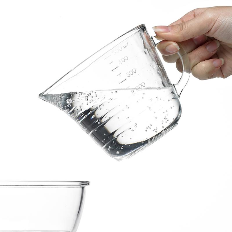 Glasslock韩国进口玻璃刻度杯500ml高清大图