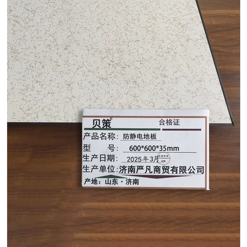 贝策 防静电地板 600*600*35mm块高清大图