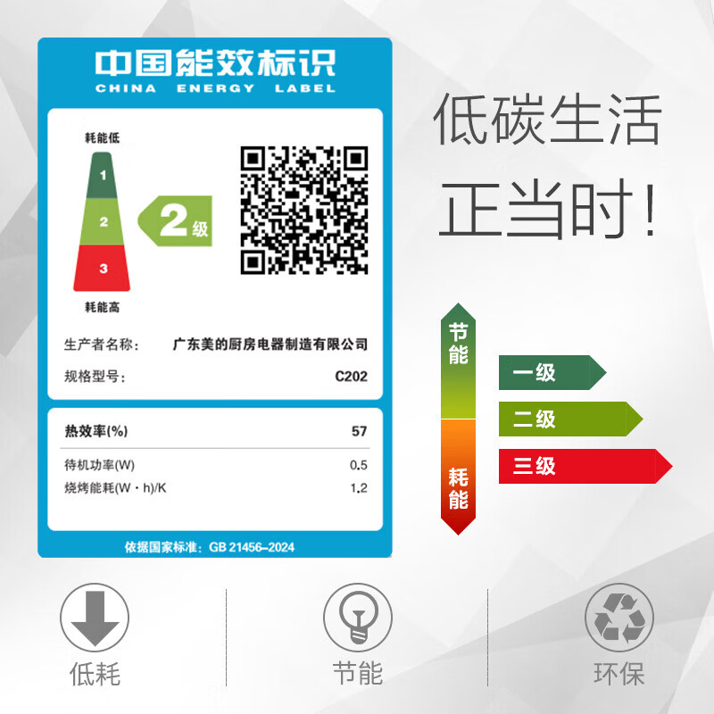 美的(Midea)C202 家用微波炉微烤一体双模烧烤玻璃大平板20L大容量高清大图