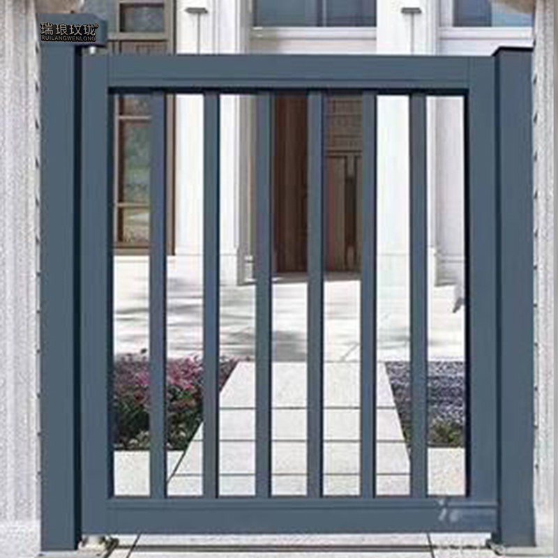 瑞琅玟珑 铝合金人行通道栅栏门 电动小门 RL-ZLM02 平方米高清大图