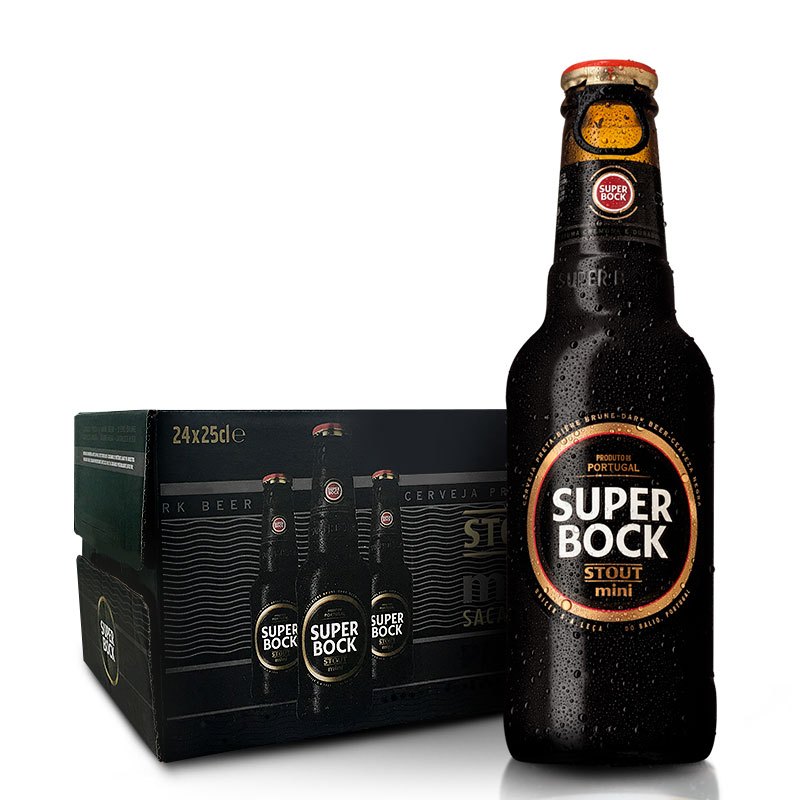 超级波克SuperBock 黑啤酒250ml*24瓶 葡萄牙经典原瓶进口整箱