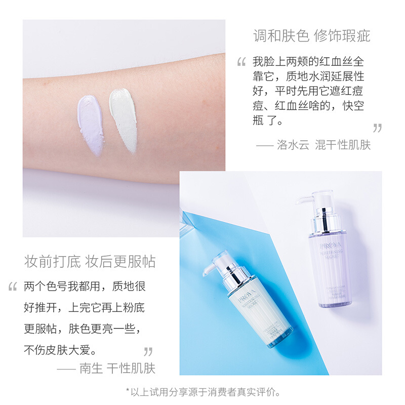 珀莱雅（PROYA）多重防护妆前隔离霜（清新绿）40ml提亮肤色防水防汗修颜遮瑕高清大图